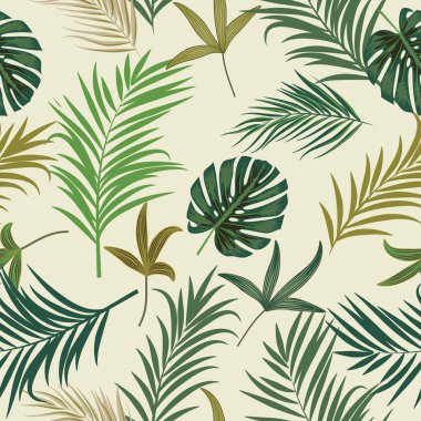 tropikal vektör seamless modeli.