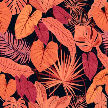 tropikal vektör seamless modeli.