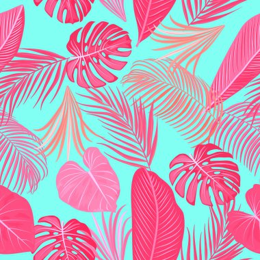 tropikal vektör seamless modeli