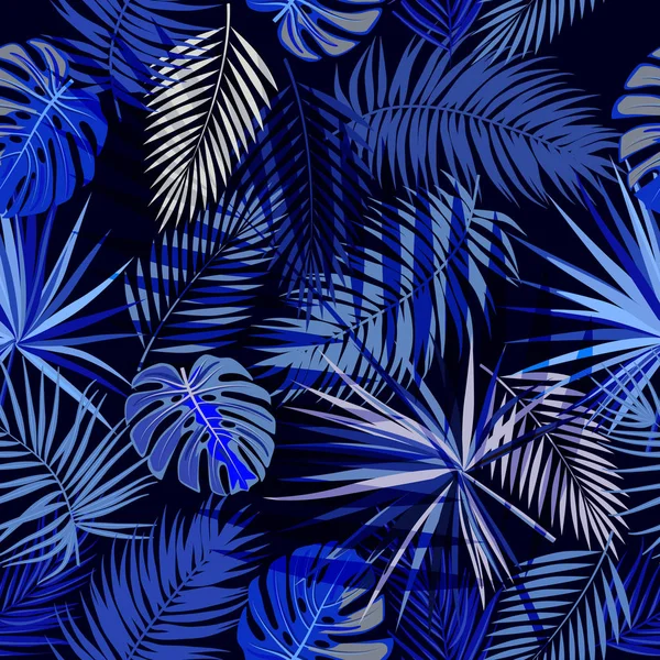 Modèle sans couture vectoriel tropical . — Image vectorielle