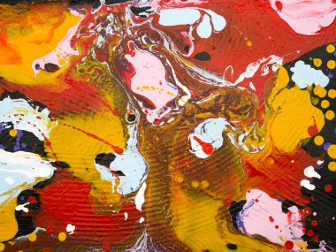 Yaratıcı soyut el boyalı arka plan.