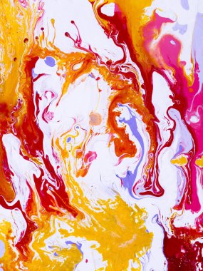 Yaratıcı renkli soyut el boyalı arka plan