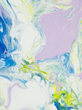Soyut sanat yaratıcı el arka planını paintin akrilik boyalı