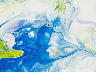 Soyut sanat yaratıcı el arka planını paintin akrilik boyalı