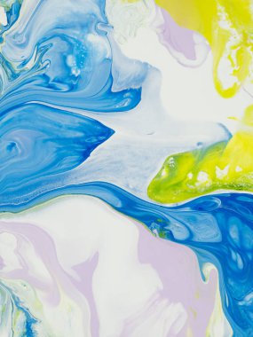 Soyut sanat yaratıcı el arka planını paintin akrilik boyalı