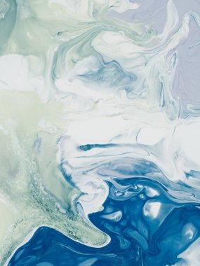 Mavi sanat el arka plan, c boya akrilik boyalı