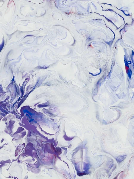 Modré a růžové abstraktní ručně malované pozadí, Akrylová malba — Stock fotografie