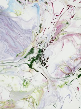 Soyut sanat yaratıcı el arka planını paintin akrilik boyalı