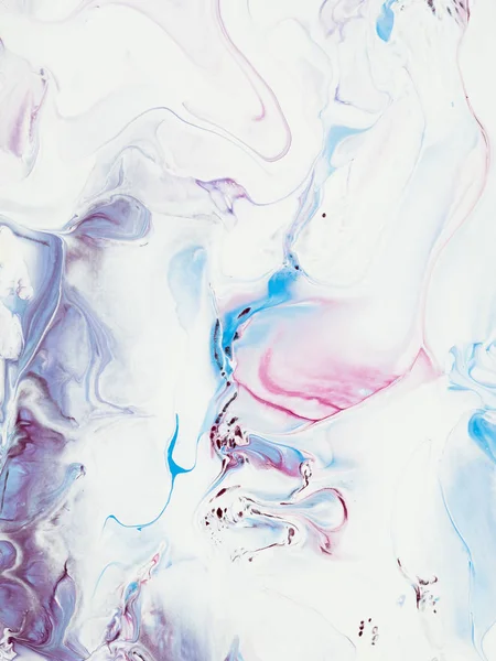 Niebieski marmuru kreatywne streszczenie ręcznie malowane tła — Zdjęcie stockowe