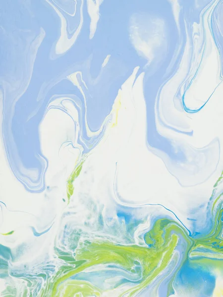 Blå marmor kreativa abstrakt handmålade bakgrund — Stockfoto