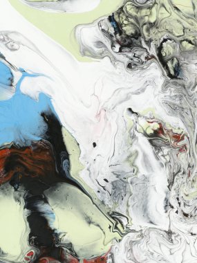 Soyut sanat yaratıcı el arka planını paintin akrilik boyalı