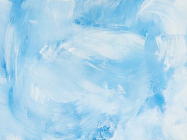 Mavi sanat el boyalı arka plan.