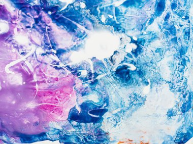 Mavi ve pembe sanat el boyalı arka plan.