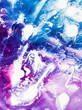 Mavi ve pembe sanat el boyalı arka plan.