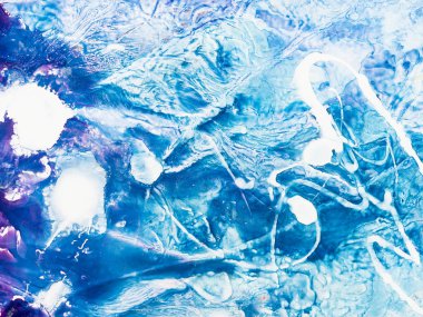 Mavi ve pembe sanat el boyalı arka plan.