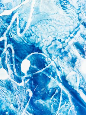 Mavi sanat el boyalı arka plan.