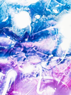 Arka plan mavi ve pembe mermer soyut el boyalı.