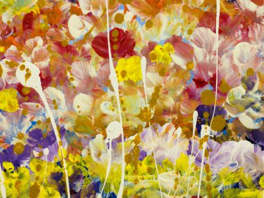 Soyut sanat arka plan. El akrilik resim çekilmiş.