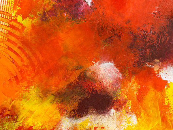 Red abstract wallpaper, texture, background of close-up fragment