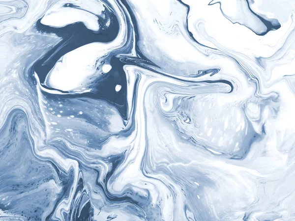 Azul criativo abstrato pintado à mão fundo, textura de mármore , — Fotografia de Stock