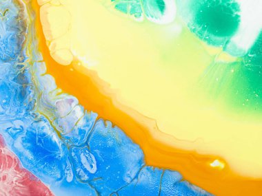 Yaratıcı soyut renkli el boyalı arka plan, mermer textu