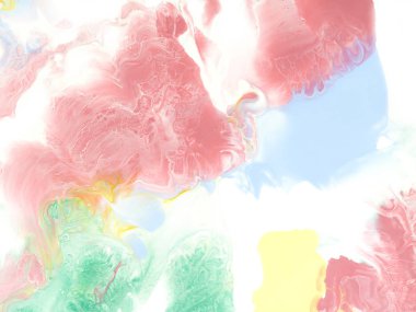 Yaratıcı soyut renkli el boyalı arka plan, mermer textu