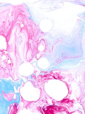 Pembe ve mavi yaratıcı soyut boyama arka plan.