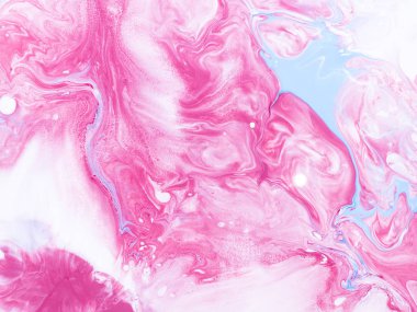 Pembe ve mavi yaratıcı soyut boyama arka plan.