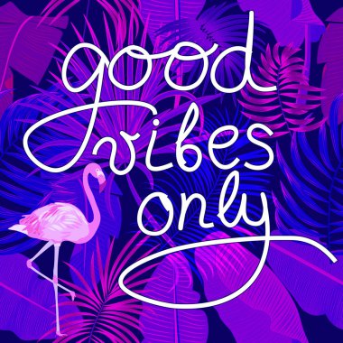 İyi titreşimler sadece alıntı yapar. Vektör