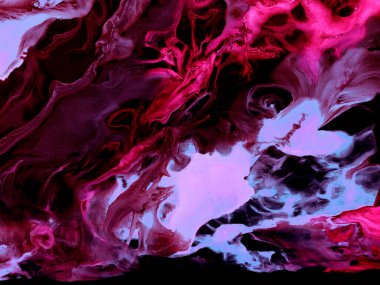 Soyut sanat eseri parlak mor renklerde, yaratıcı el boyası arka plan, tuval üzerindeki akrilik boya parçası, mermer doku, sıvı sanat eseri, soyut okyanus. Modern sanat. Çağdaş sanat.