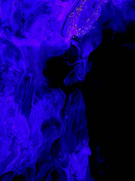 Malarstwo Abstrakcyjne Neonowe Tło Artystyczne Malowane Ręcznie Faktura Marmuru Abstrakcyjny — Zdjęcie stockowe