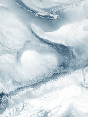 Siyah-beyaz, yaratıcı, soyut el resmi, kopya alanı olan mermer dokular, tuvalde akrilik boya. Modern sanat. Çağdaş sanat.