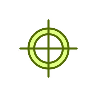 Herhangi Bir Amaç İçin Dolu Biçimli Simge Vektör Resimlemesi