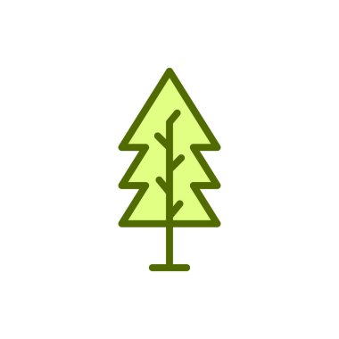 Herhangi Bir Amaç İçin Dolu Biçimli Ağaç Simgesi Vektör ResmiComment