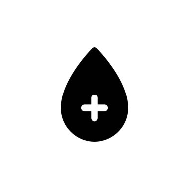 Herhangi Bir Amaç İçin Kan Simgesi Vektör İllüstrasyonu