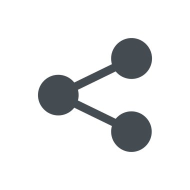 Herhangi Bir Amaç İçin Simge Vektör İllüstrasyonunu Glyph Biçiminde Paylaş