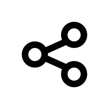 Herhangi Bir Amaç İçin Satır Biçiminde Bağlantı Simgesi Vektörü İllüstrasyonu