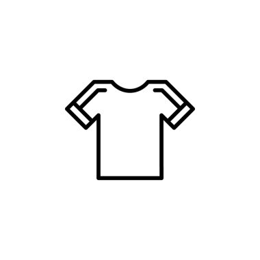 Jersey Simge Vektör İllüstrasyonu Her Amaç İçin Satır Biçiminde