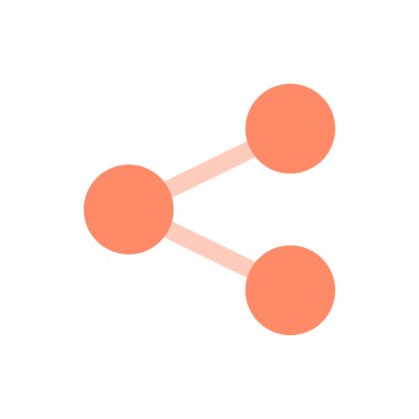 Simge Vektör Resmini Herhangi Bir Amaç İçin Düz Biçimli Paylaş