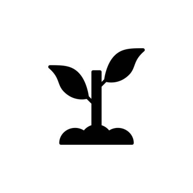 Yaprak Simgesi Vektör İllüstrasyonu Her Amaç İçin Kabartma Biçimi