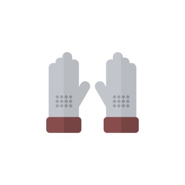 Herhangi Bir Amaç İçin Düz Biçimli Eldiven Simgesi Vektör ResmiComment