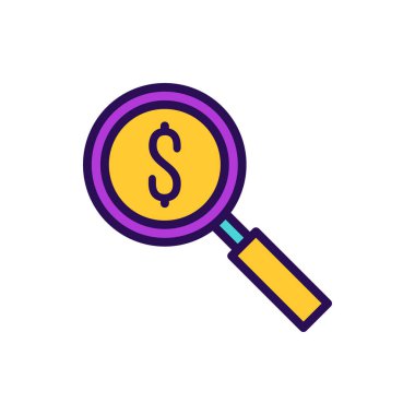 Herhangi Bir Amaç İçin Dolu Biçimli Simge Vektör Resmini Ara