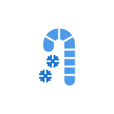 Herhangi Bir Amaç İçin Düz Biçimli Candy Simgesi Vektör İllüstrasyonu