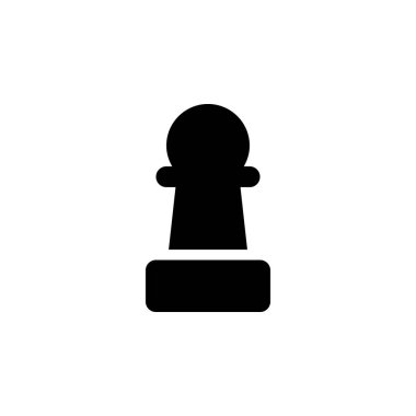 Satranç Simgesi Vektör İllüstrasyonu Her Amaç İçin Kabartma Biçimi