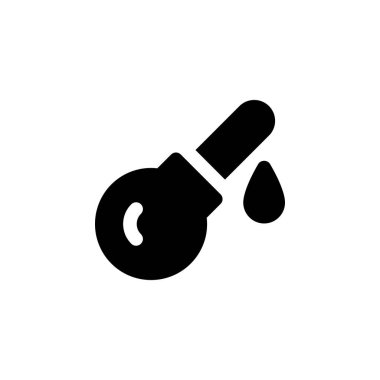 Herhangi Bir Amaç İçin Glyph Biçiminde Enema Simgesi Vektör İllüstrasyonu