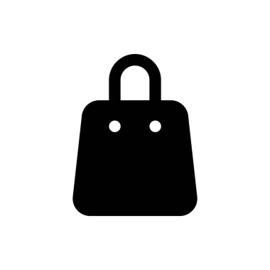 Herhangi Bir Amaç İçin Alışveriş Torbası Simgesi Vektör İllüstrasyonu