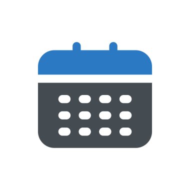 Takvim Simgesi Vektör İllüstrasyonuName