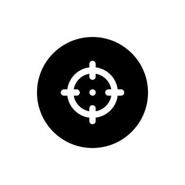 Hedef Simge Vektör Resimlemesi Herhangi Bir Amaç İçin Glyph Biçimi