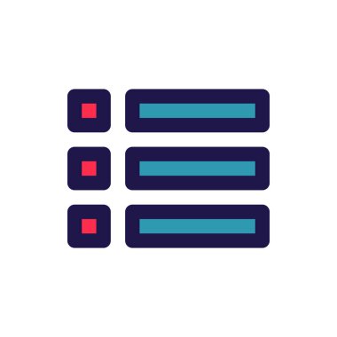 Herhangi Bir Amaç İçin Dolu Biçimli Simge Vektör Resimlerini Listele