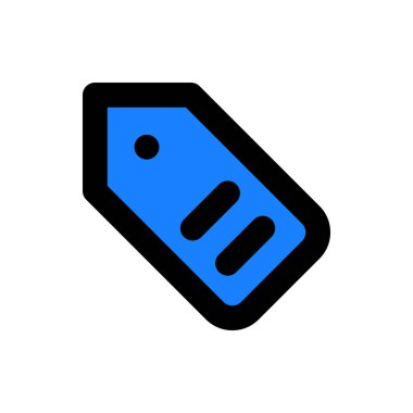 Herhangi Bir Amaç İçin Dolu Biçimli Etiket Simgesi Vektör ResmiComment